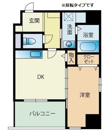 モダンパラッツォ九大医学部前の物件間取画像